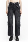 Misbhv Harness Strap Cargo Trouser In Black