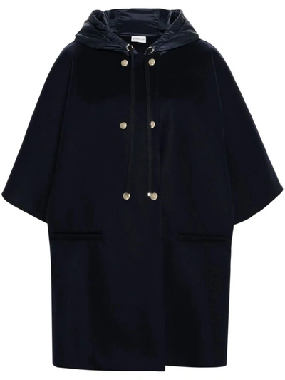 Moncler Coats In Black
