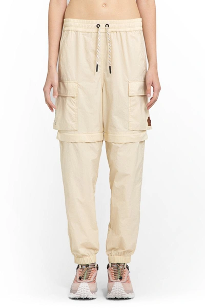 Moncler Grenoble Trousers In Off-white