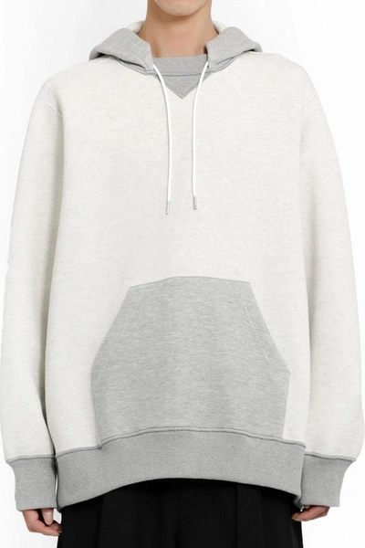 Sacai Sweatshirts In White