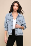 Levi's 90s Trucker Light Wash Denim Jacket In Blue