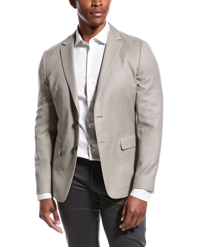 Theory Clinton Wool Blazer In Grey