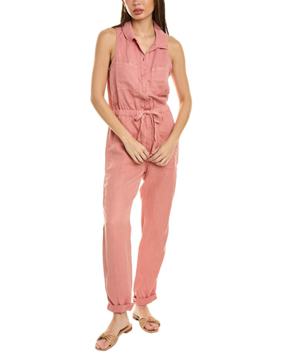 Bella Dahl Sierra Linen-blend Jumpsuit In Brown