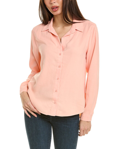 Bella Dahl Classic Button Down Shirt In Pink