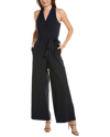 Julia Jordan Crepe Jumpsuit In Blue