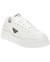 Prada Women's Padded Nappa Leather Sneakers In White