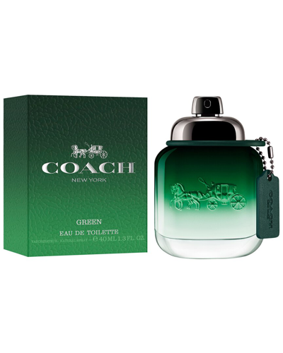 Coach Men's 1.3oz Green Edt In White