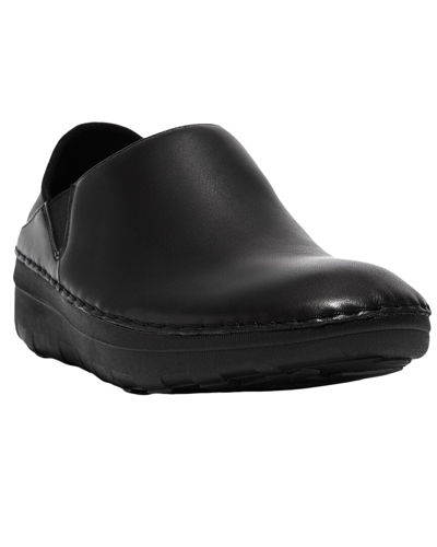 Fitflop Superloafer Slip-on Sneakers In All Black