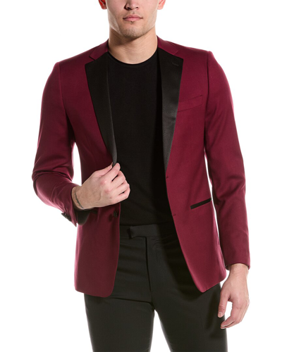 Cavalli Class Wool Dinner Jacket In Red