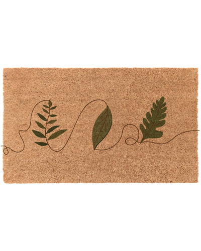 Coco Mats N More Cocomatsnmore Spring Leaves Door Mat In Brown