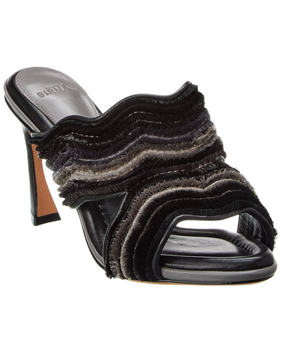 Alexandre Birman Clarice 85 Leather Sandal In Black