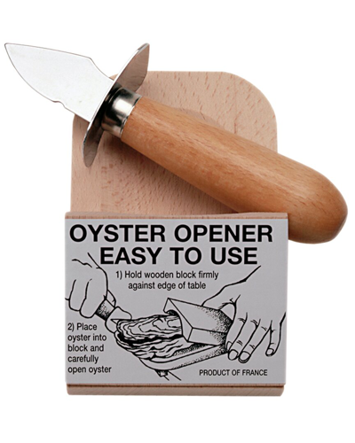Jean Dubost Laguiole Oyster Opener In Brown