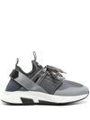 TOM FORD GREY JAGO SOCK-STYLE SNEAKERS