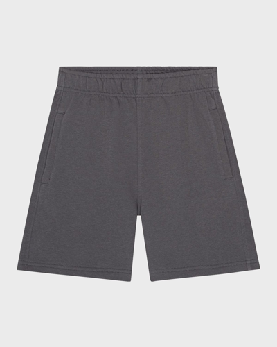 Molo Kids' Boy's Adian Sweat Shorts In Iron Gate