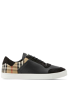 BURBERRY BURBERRY STEVIE SUEDE LEATHER SNEAKERS