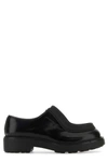 Prada Monolith Lug Sole Loafer In Nero