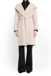 S Max Mara Messi Belted Virgin Wool Coat In Beige