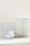 ANTHROPOLOGIE WIRE BASKET CRATES, SET OF 3