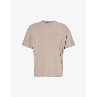 Represent Mens Mushroom Owners' Club Brand-print Cotton-jersey T-shirt