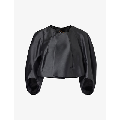 Comme Des Garçons Comme Des Garcons Womens Multi Relaxed-fit Front-pocket Woven Jacket