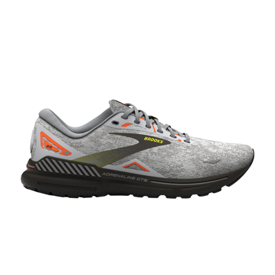 Pre-owned Brooks Adrenaline Gts 23 'oyster Red Orange' In Grey