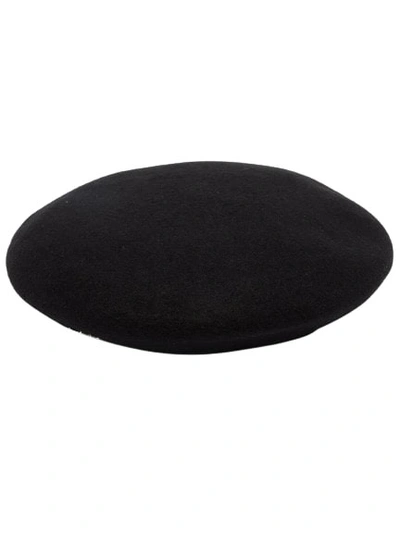 Misbhv Signature Wool Beret In Black