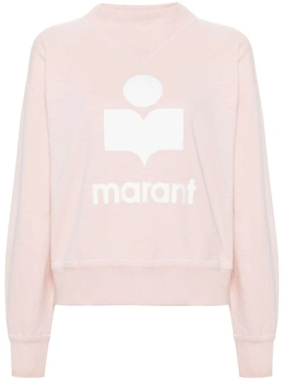 Isabel Marant Étoile Moby Logo-print Sweatshirt In Neutrals