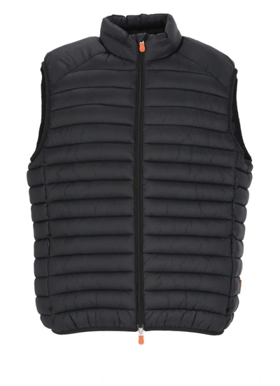 Save The Duck Adam Padded Gilet In Black
