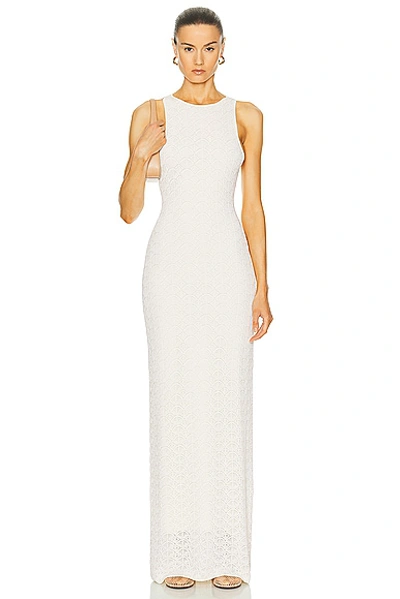 L'academie By Marianna Amary Maxi Dress In Ivory