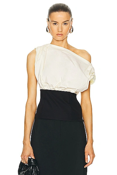 L'academie By Marianna Matteah Top In Black & Ivory