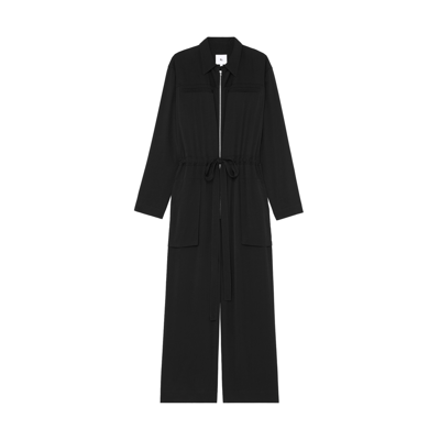 G. Label By Goop Krystal Utility Jumpsuit In Black