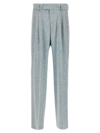 Amiri Light Blue Ironed Pleat Pants In Blue
