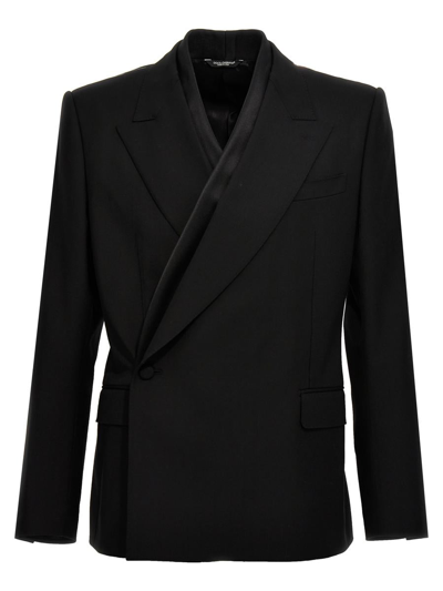 Dolce & Gabbana Sicilia Blazer In Black