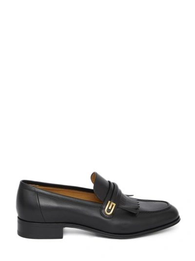 Gucci Mirrored G Loafers In Black