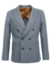 Maurizio Miri Double-breasted Blazer In Blue