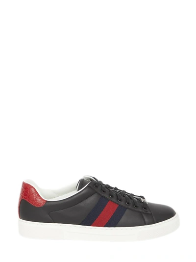 Gucci Ace Sneakers In Black