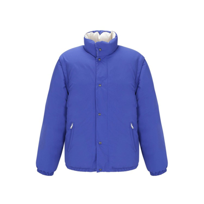 Gucci Detachable Sleeved Puffer Jacket In Blue