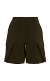 JW ANDERSON TAILORED STRETCH-WOOL CARGO SHORTS