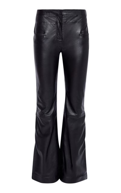 ALTUZARRA SERGE LEATHER BOOTCUT PANTS