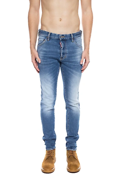 Pre-owned Dsquared² Chic Distressed Cool Guy Fit Jeans In Blue