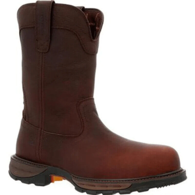 Pre-owned Durango ® Maverick Xp™ Composite Toe Waterproof Western Work Boot Ddb0367 In Brown