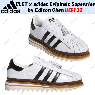 Pre-owned Adidas Originals Clot X  Superstar By Edison Chen White Ih3132 Men's Size