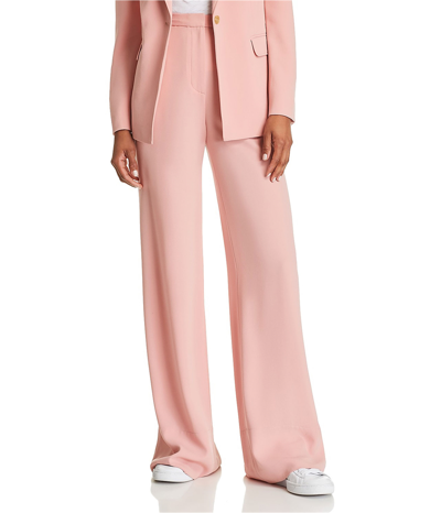 Pre-owned Elizabeth And James Womens Harmon Casual Wide Leg Pants In Pink