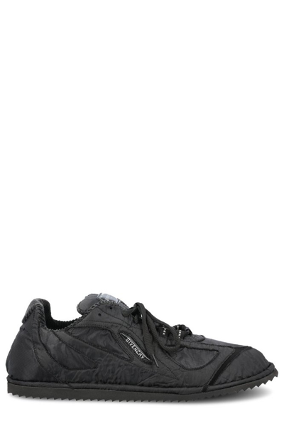 Givenchy Men's Flat Sneakers In Synthetic Fiber In Black