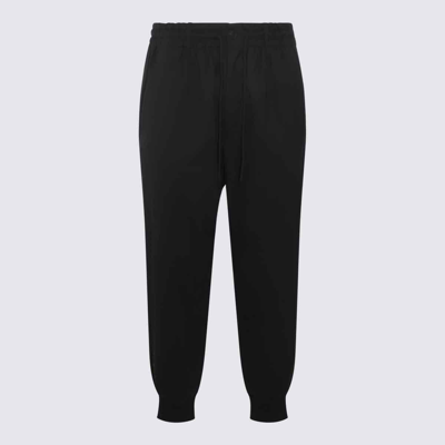 Y-3 Black Sst Track Trousers In Nero