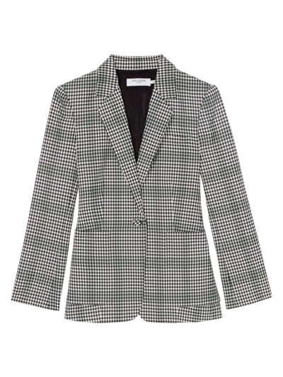 M.m.lafleur The Dolly Jacket - Check Plaid Sharkskin In Multi