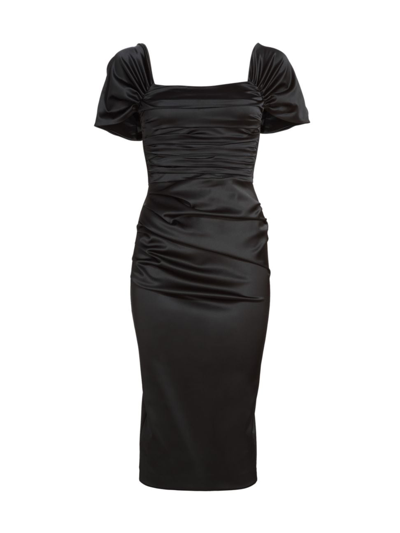 Chiara Boni La Petite Robe Women's Yudali Satin Cocktail Dress In Black