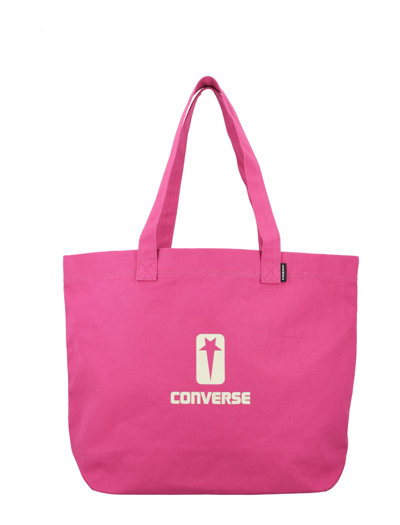 Drkshdw X Converse Tote Bag In Hot Pink