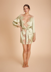 Gilda & Pearl Cocktail Hour Silk Robe