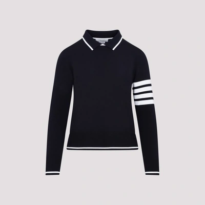 Thom Browne Polo In Blue